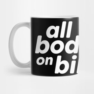 All Bodies on Bikes logo Mug